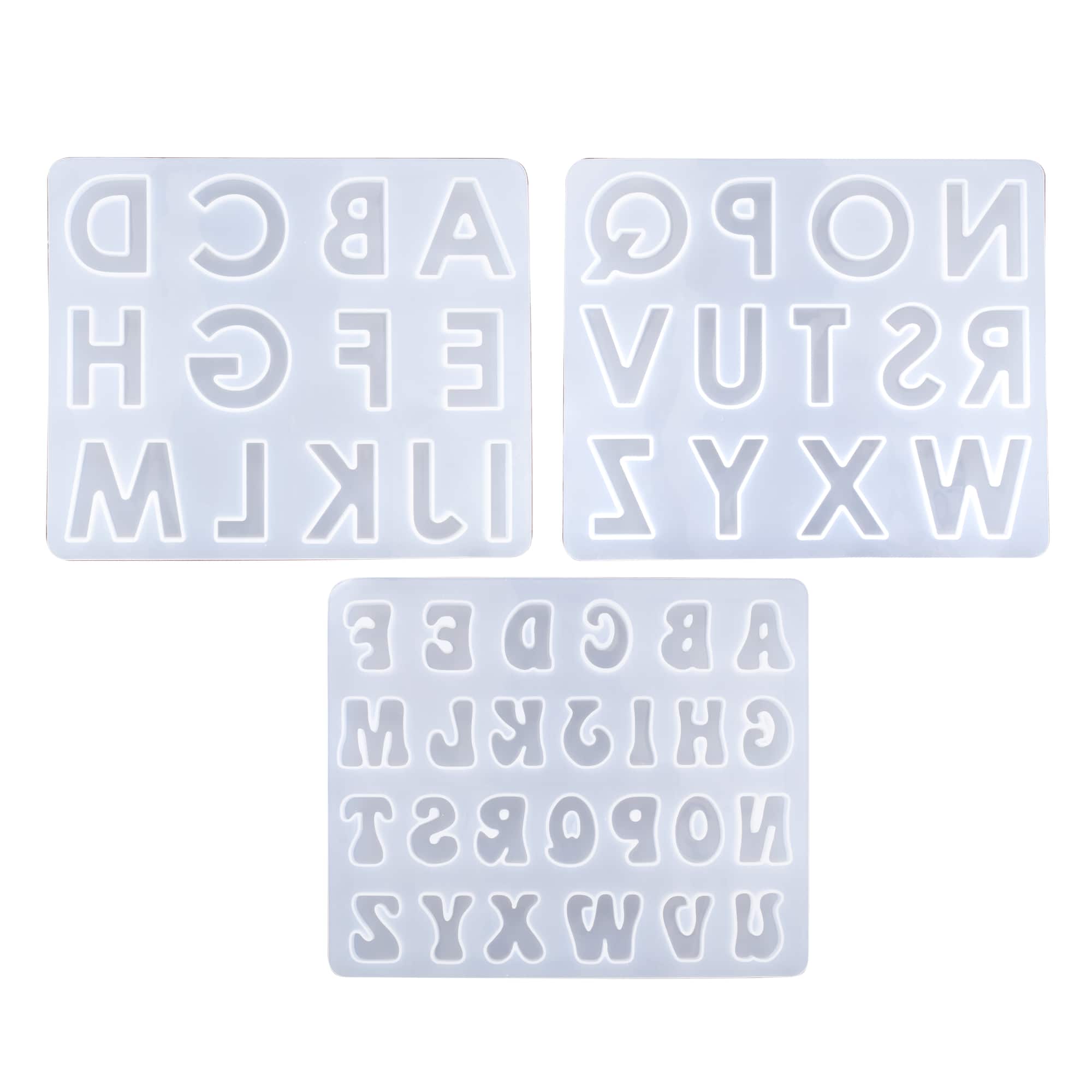 Alphabet Silicone Mold Variety Pack by Craft Smart®